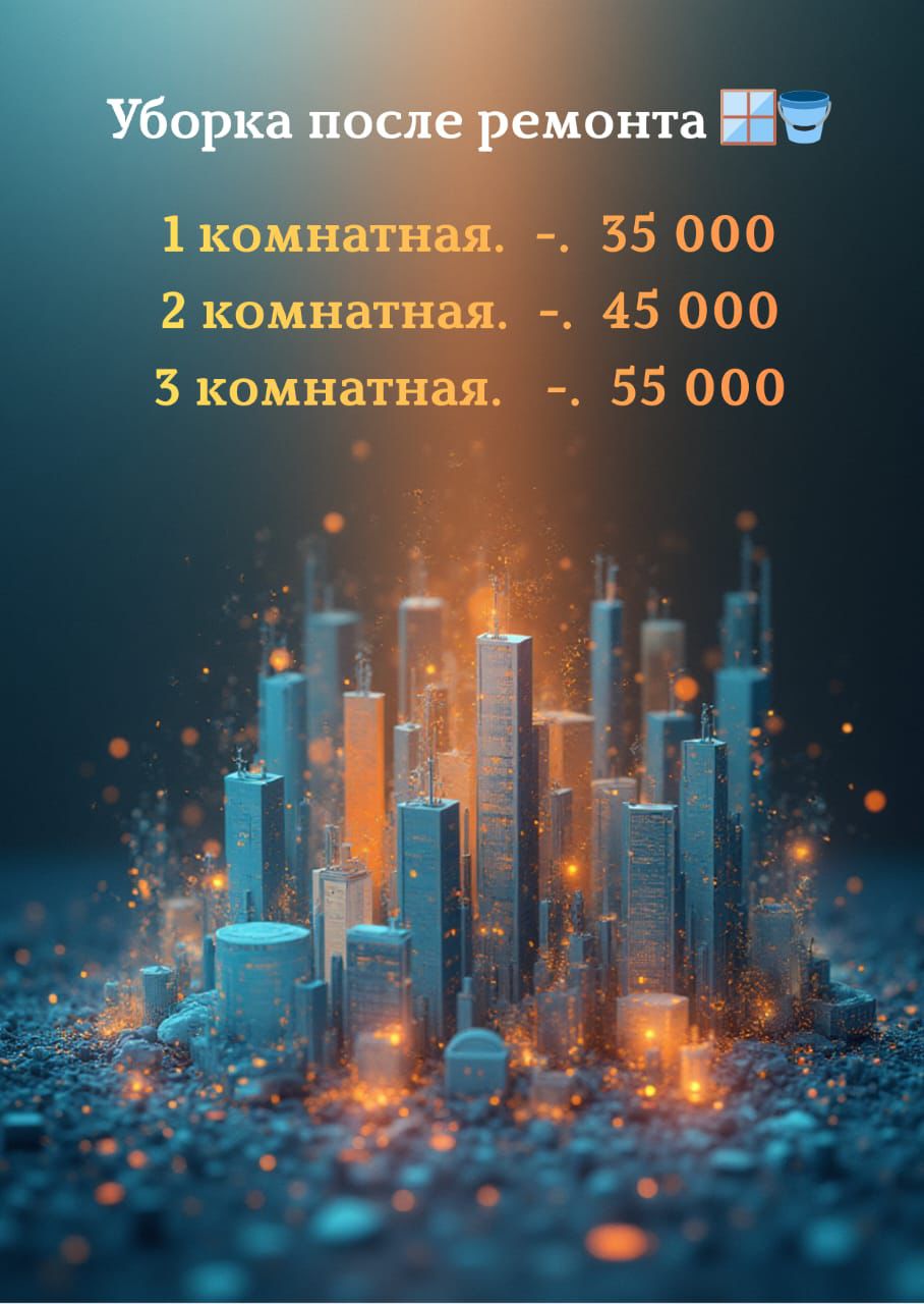 Уборка после ремонта